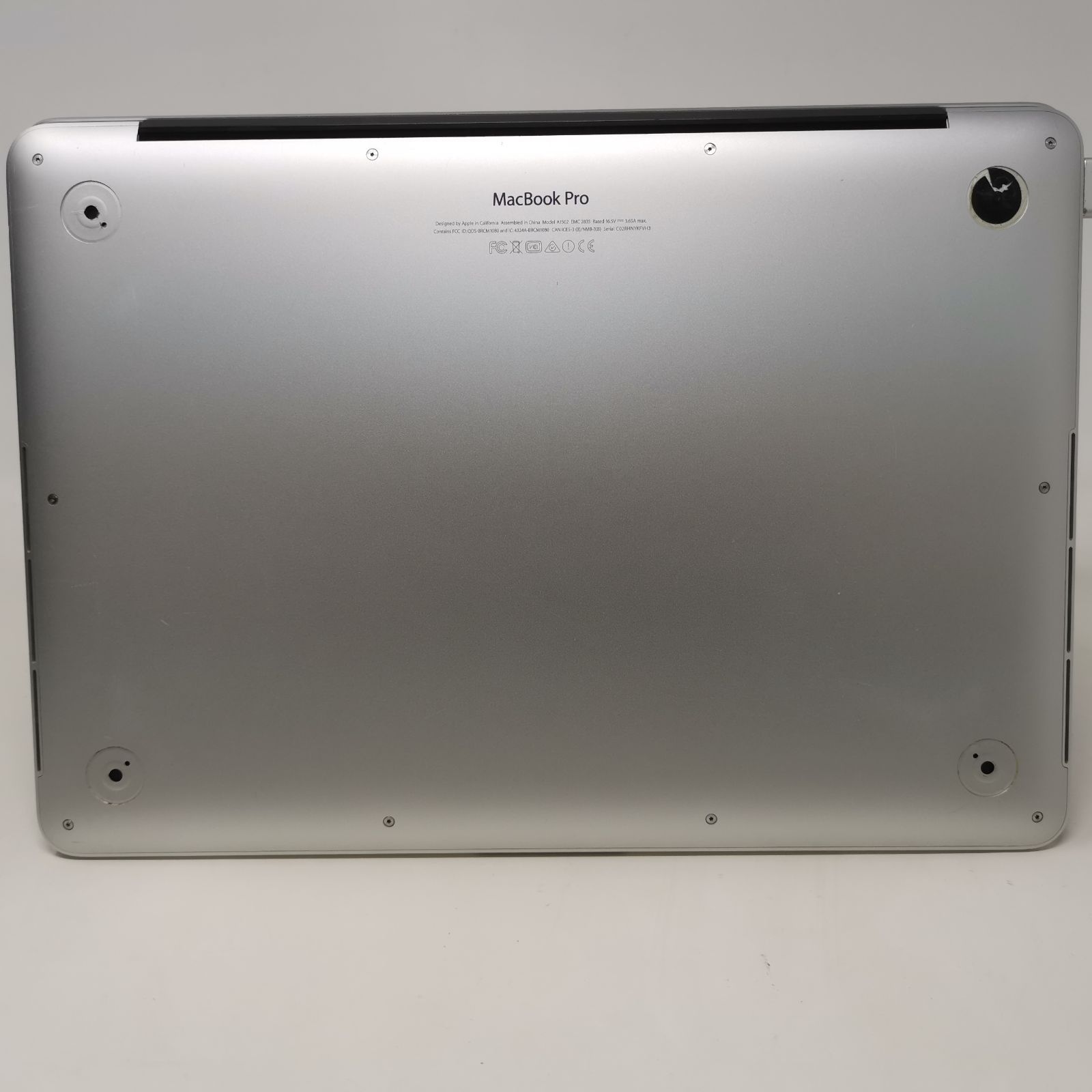 【Old Mac】MacBook Pro (Retina, 13-inch, Early 2015)　(P5-YKF)