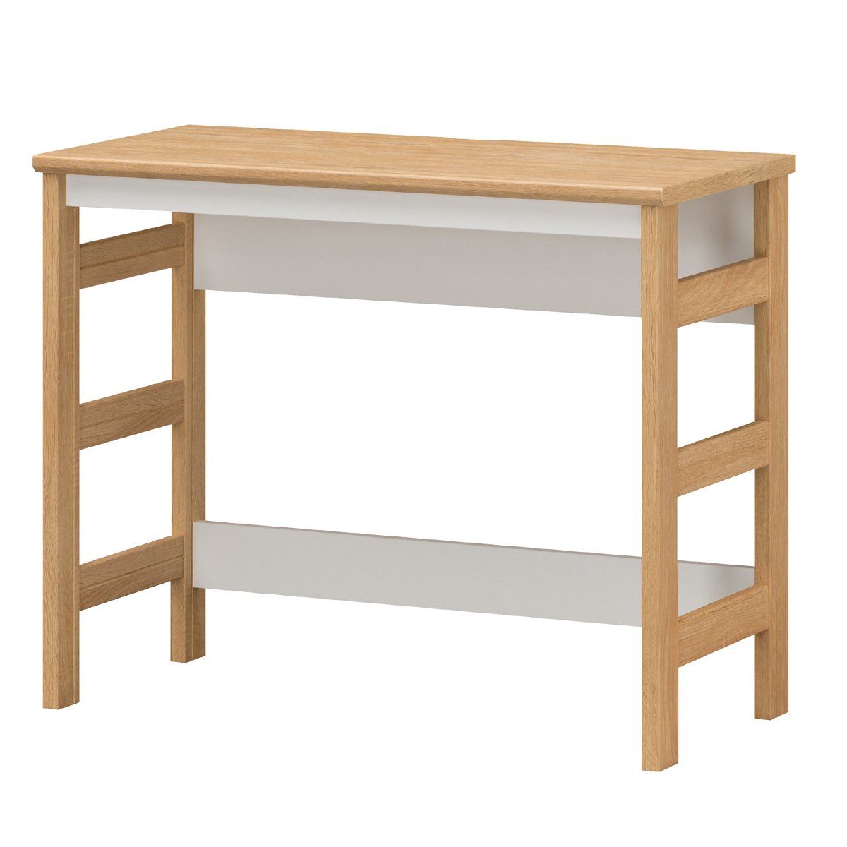 白井産業 デスク ナチュラルブラウン 幅90 高さ72 奥行39.8cm GAR-7090DESK ガレンタ