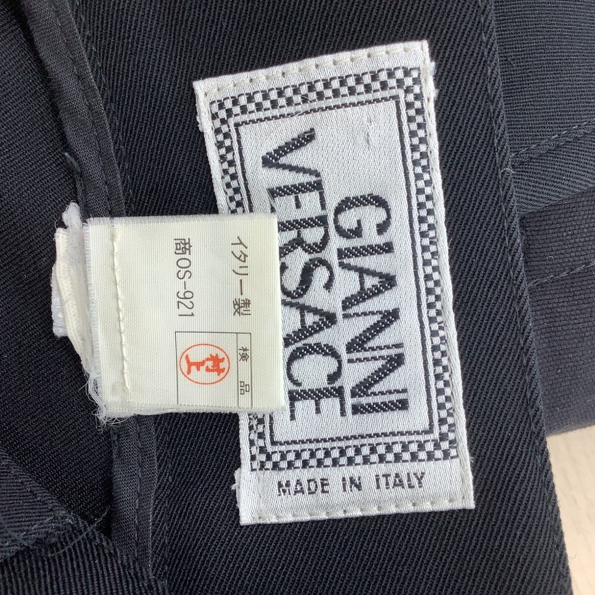 GIANNI VERSACE ジャンニヴェルサーチェ メンズ パンツ SIZE S ブラック