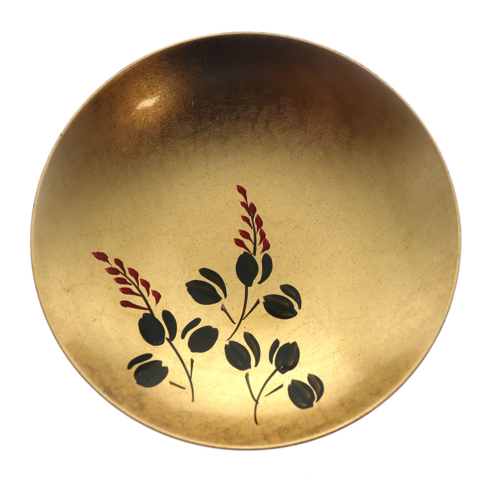 未使用保管品】漆器 吸物椀 蓋付椀 5客揃 共箱付 蒔絵 金彩 茶懐石 和