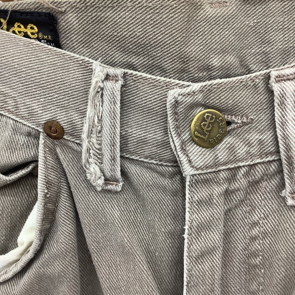 LEE リー Vintage 70年代 サイド黒タグ made in USA メンズ パンツ SIZE 73.5cm (W29) グレー LEE リー Vintage 70年代 サイド黒タグ made in USA メンズ パンツ SIZE 73.5cm (W29) グレー
