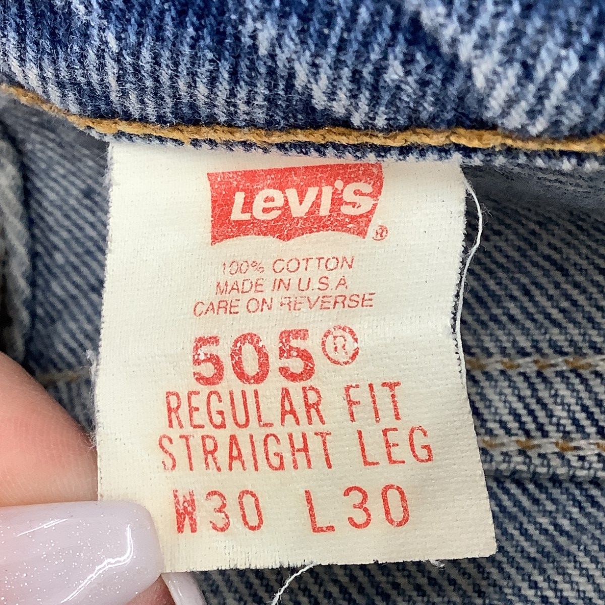 LEVI'S リーバイス Vintage 90s made in USA メンズ デニム ジーンズ SIZE 76cm (W30)