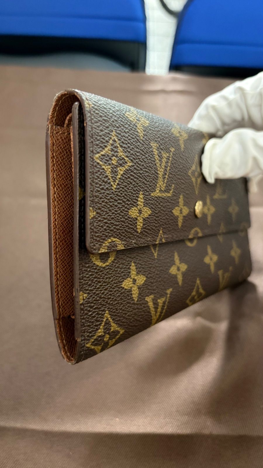 ルイヴィトン モノグラム 長財布 ポルトフォイユ サラ 旧型 フランス製