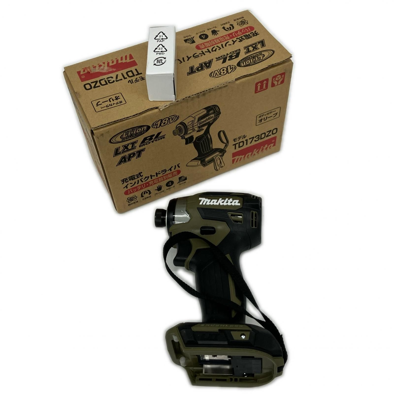 MAKITA マキタ 充電式インパクトドライバ コードレス式 18v 本体のみ TD173D オリーブ