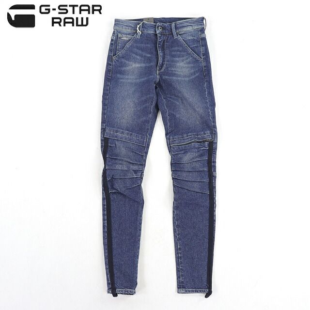 ジースターロゥ G-STAR RAW レディース スキニージーンズ 1914 3D SKINNY WMN ネイビー系（サイズ/W24L30/W25L30/W26L30/W27L30）gs0001