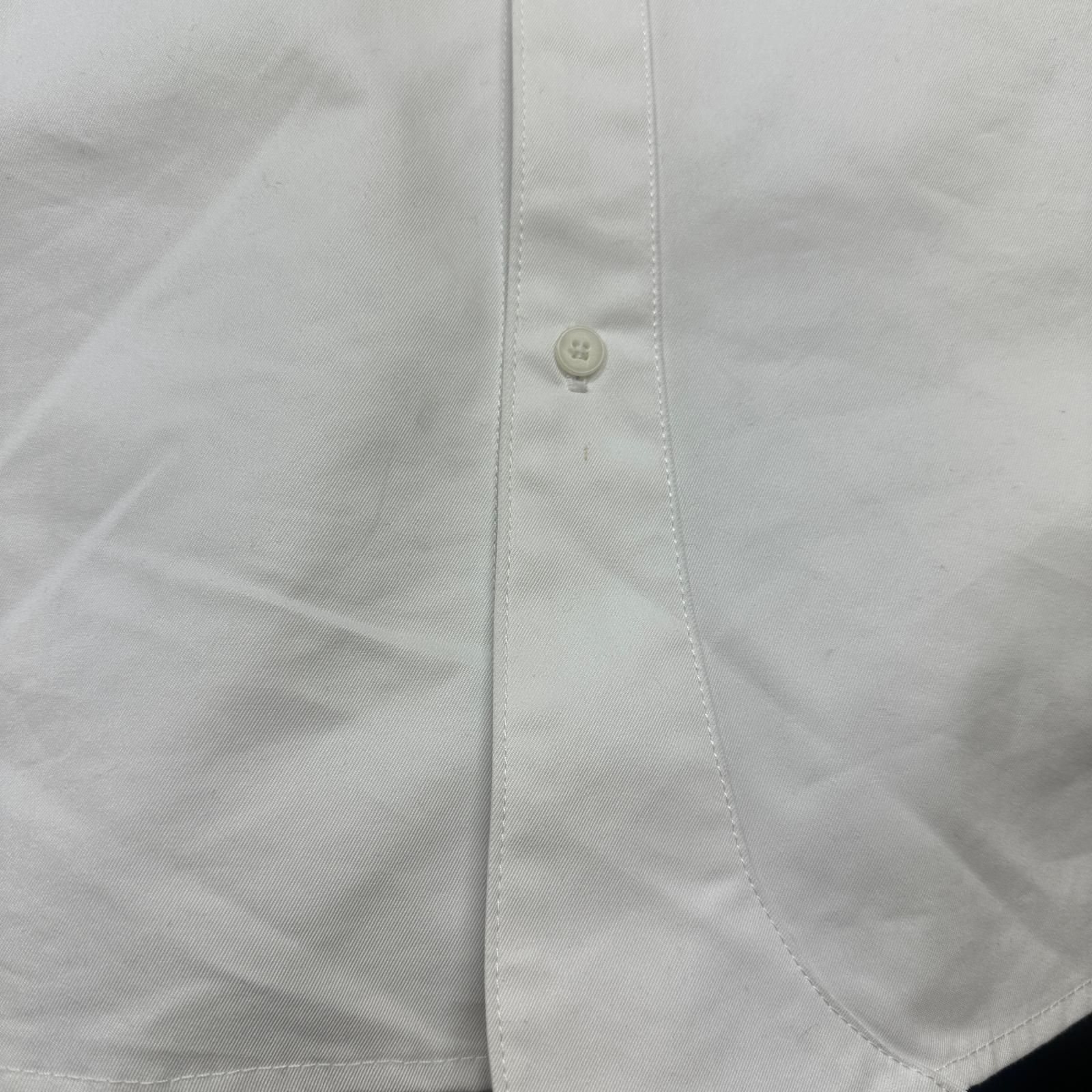 A$AP ROCKY Layered Pit Crew Button Down レーヤードピット 長袖シャツ エイサップロッキー 633394-02 ホワイト M （12782M）