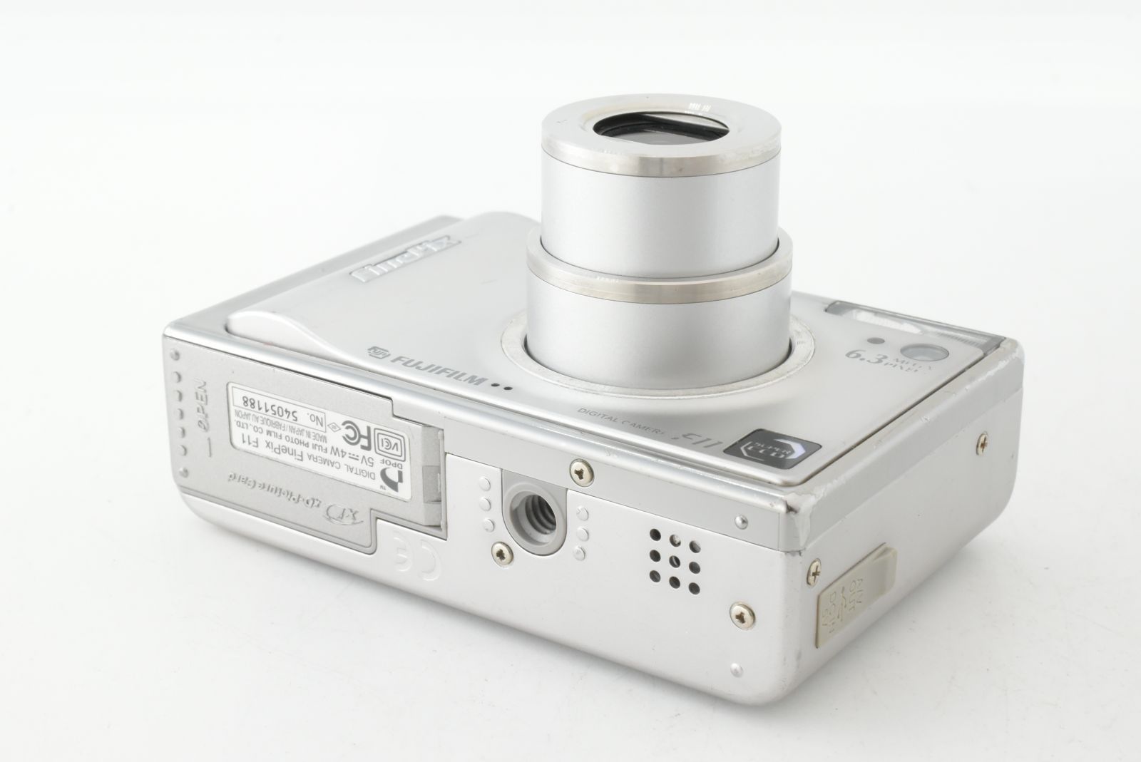 Fujifilm FinePix F11 6.3MP Digital Camera Tested 富士フィルム コンパクトデジタルカメラ シルバー EF-TN-JP2537
