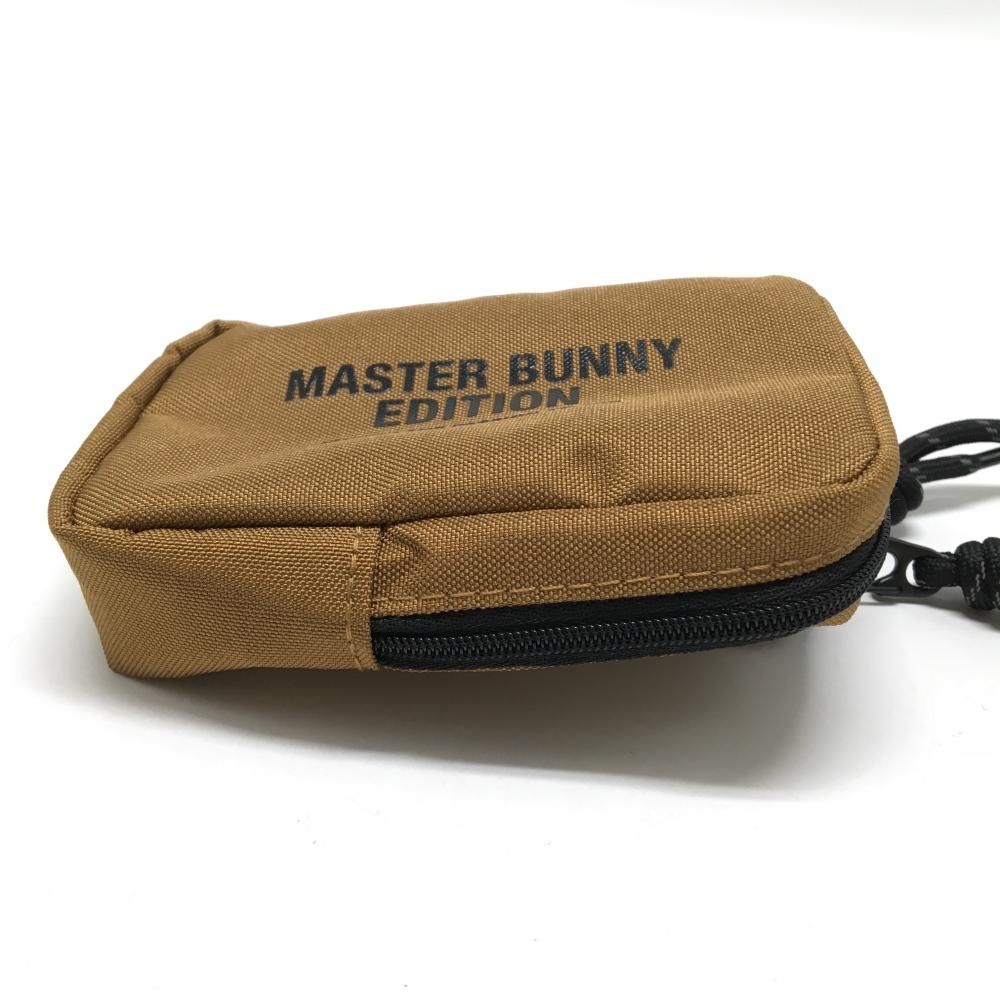 未使用品】マスターバニー ポーチ ブラウン×黒 ストラップ付 非売品