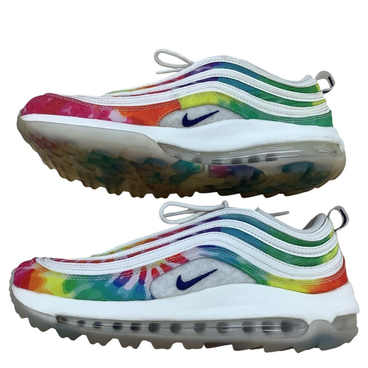 NIKE ナイキ メンズ スニーカー AIR MAX 97 GOLF NRG 'TIE-DYE' SIZE 28.5cm ck1219-100 ホワイト