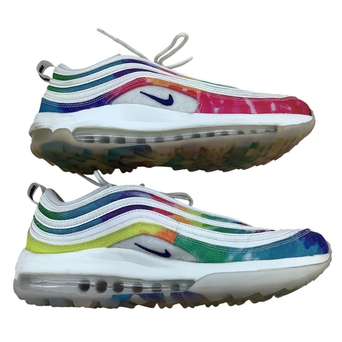 NIKE ナイキ メンズ スニーカー AIR MAX 97 GOLF NRG 'TIE-DYE' SIZE 28.5cm ck1219-100 ホワイト