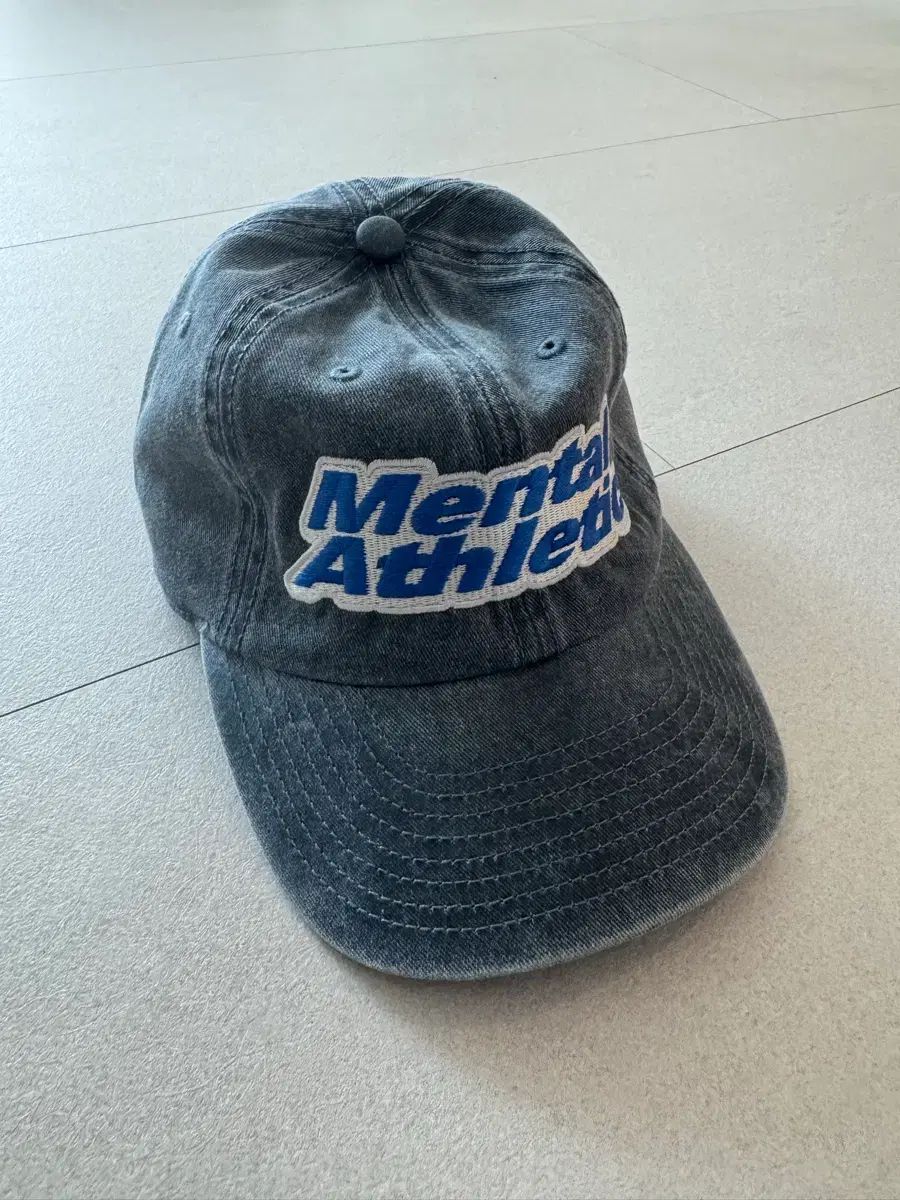 MENTAL ATHLETIC ベースボールキャップ グレー/ブルー