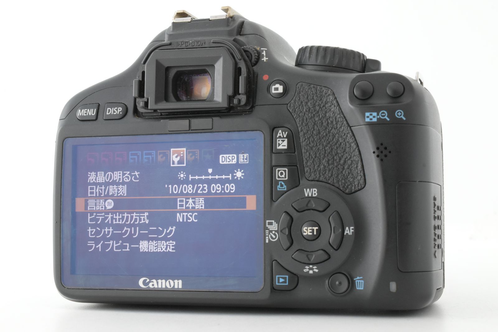 【美品 シャッターカウント 10487回】Canon EOS Kiss X4 /EF-S 18-55mm F3.5-5.6 IS キャノン デジタル一眼レフカメラ EF-TN-JP2538