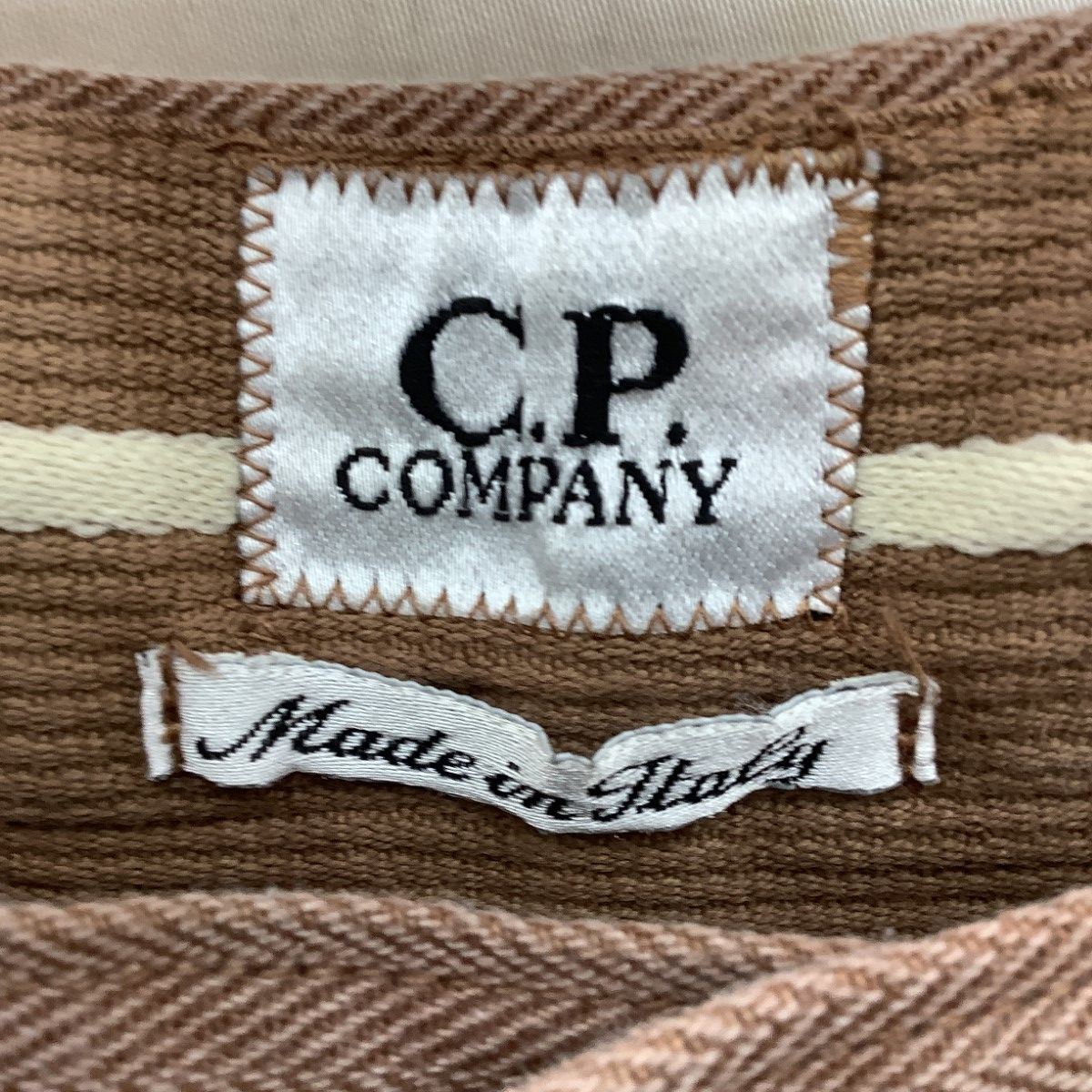 CPCOMPANY シーピーカンパニー メンズ パンツ SIZE 50 (L～XL相当) ヘリンボーン ライトブラウン