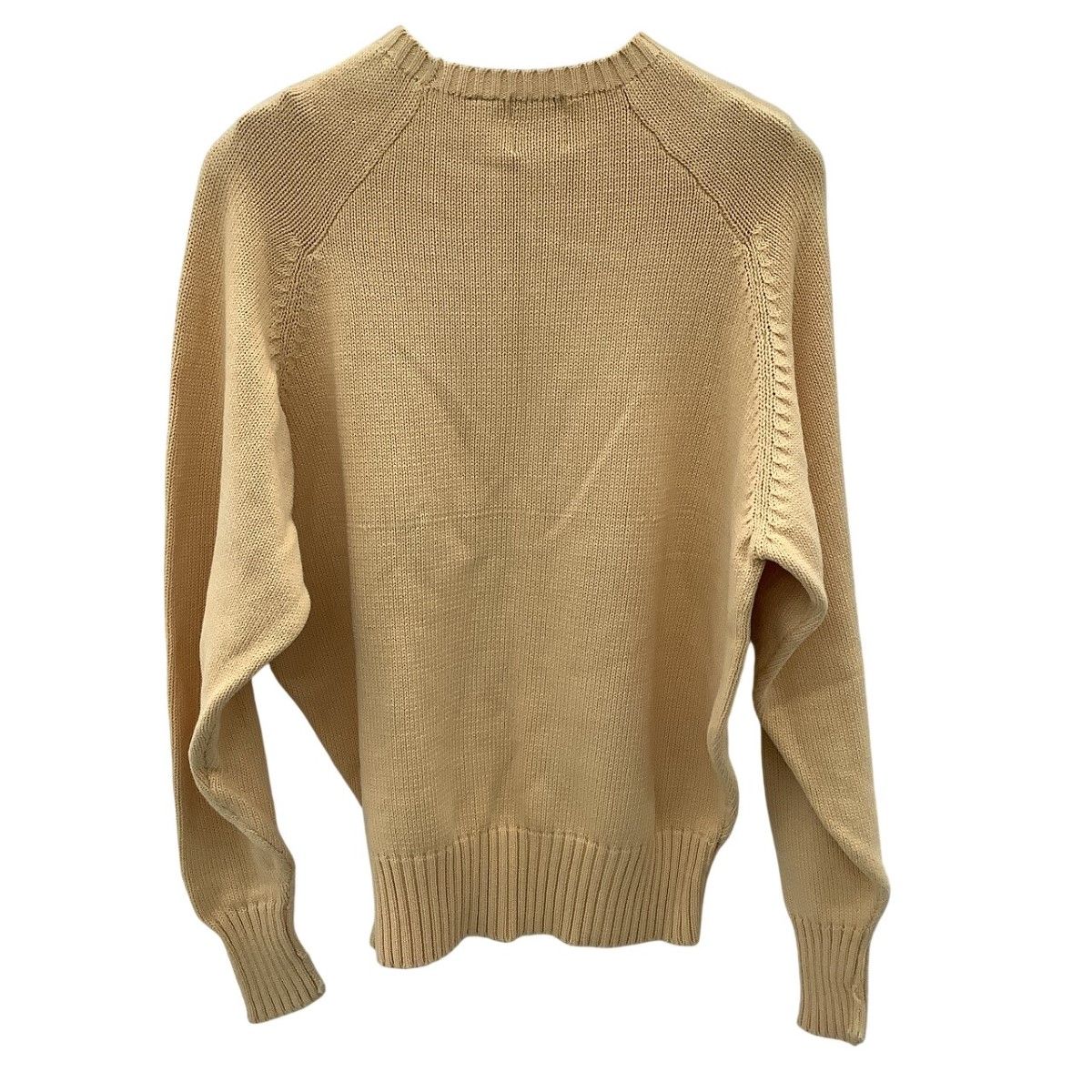 GAP ギャップ メンズ made in USA コットンニット SIZE L ベージュ