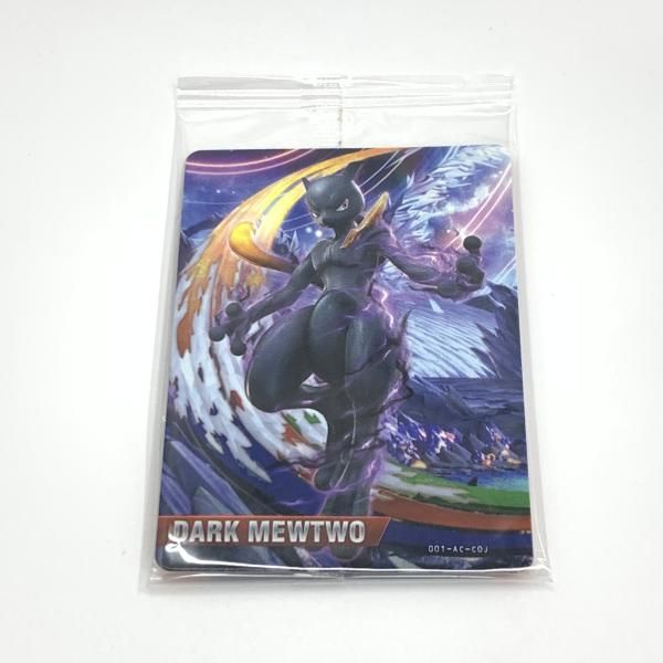 ポケモンWiiU ダークミュウツー未開封 中古】未開封）amiiboカード アミーボカード ダークミュウツー WiiU