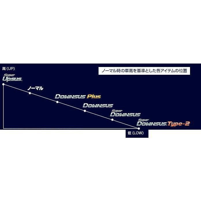 エスペリア スーパーアップサス+スーパーアップサスラバーセット ダイハツ タントファンクロス(LA650S)1台分 【D-8505+BR-8504F】