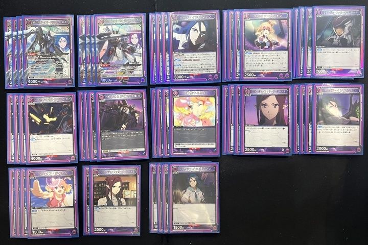 【デッキ】マクロス 紫 Δ小隊【UNIONARENA】 ユニアリ ワルキューレ