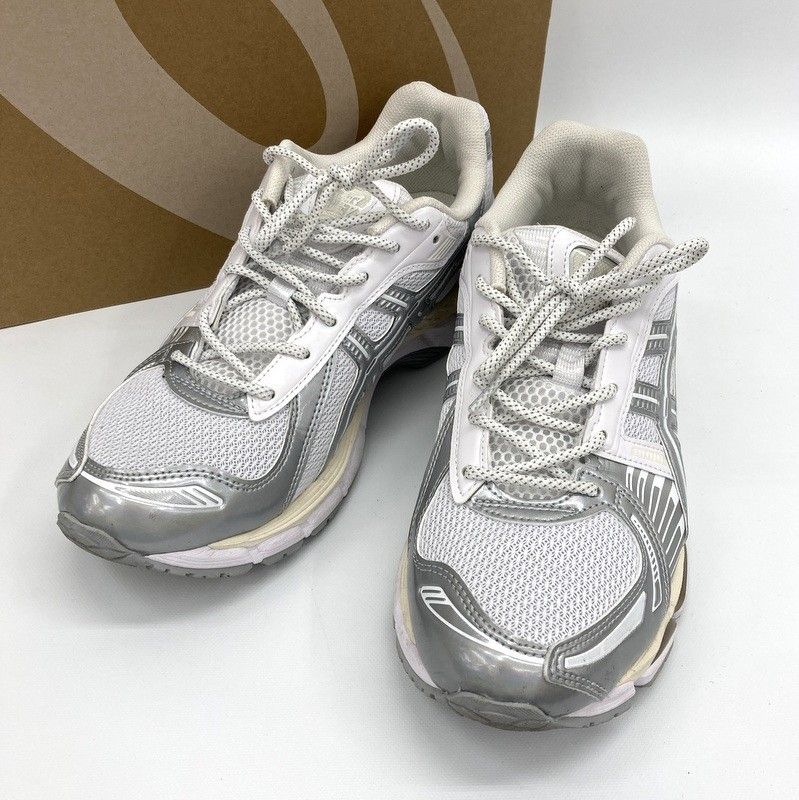 asics アシックス GEL-KAYANO 12.1 ゲルカヤノ 1203A996-100 スニーカー 28cm ローカット シューズ カジュアル ストリート メンズ ホワイト シルバー 靴 ★SS698