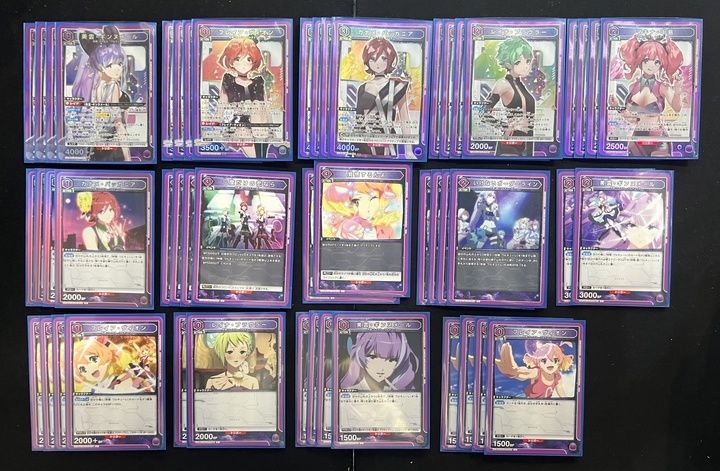 デッキ】マクロス 紫 ワルキューレ【UNIONARENA】 ユニアリ - メルカリ