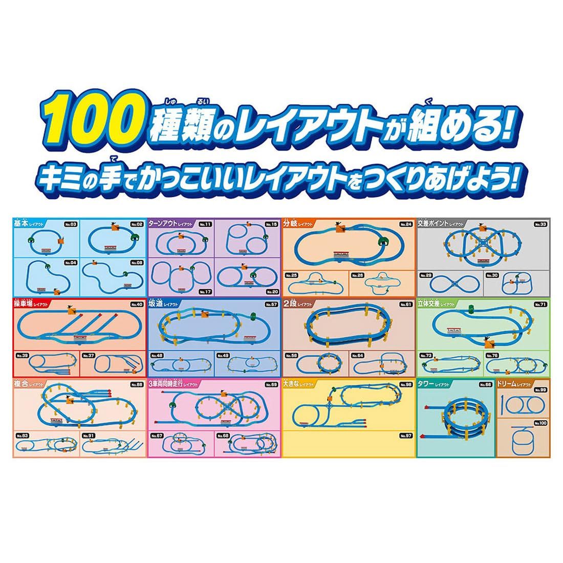 タカラトミー(TAKARA TOMY) プラレール 100のレイアウトがつくれる!ドリームレールキット 電車 列車 おもちゃ 3歳以上 [単品]