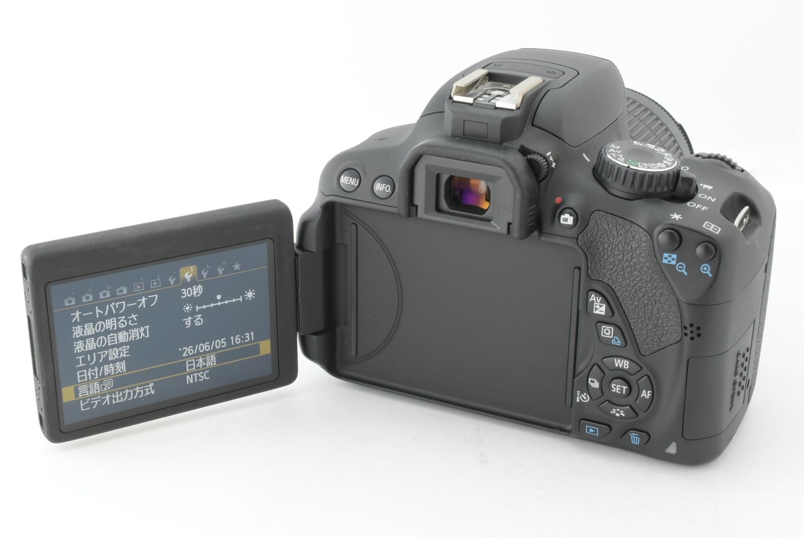 【美品 シャッターカウント 868回】Canon EOS Kiss X6i + EF-S 18-55mm F3.5-5.6 IS II キャノン デジタル一眼レフカメラ EF-TN-JP2539