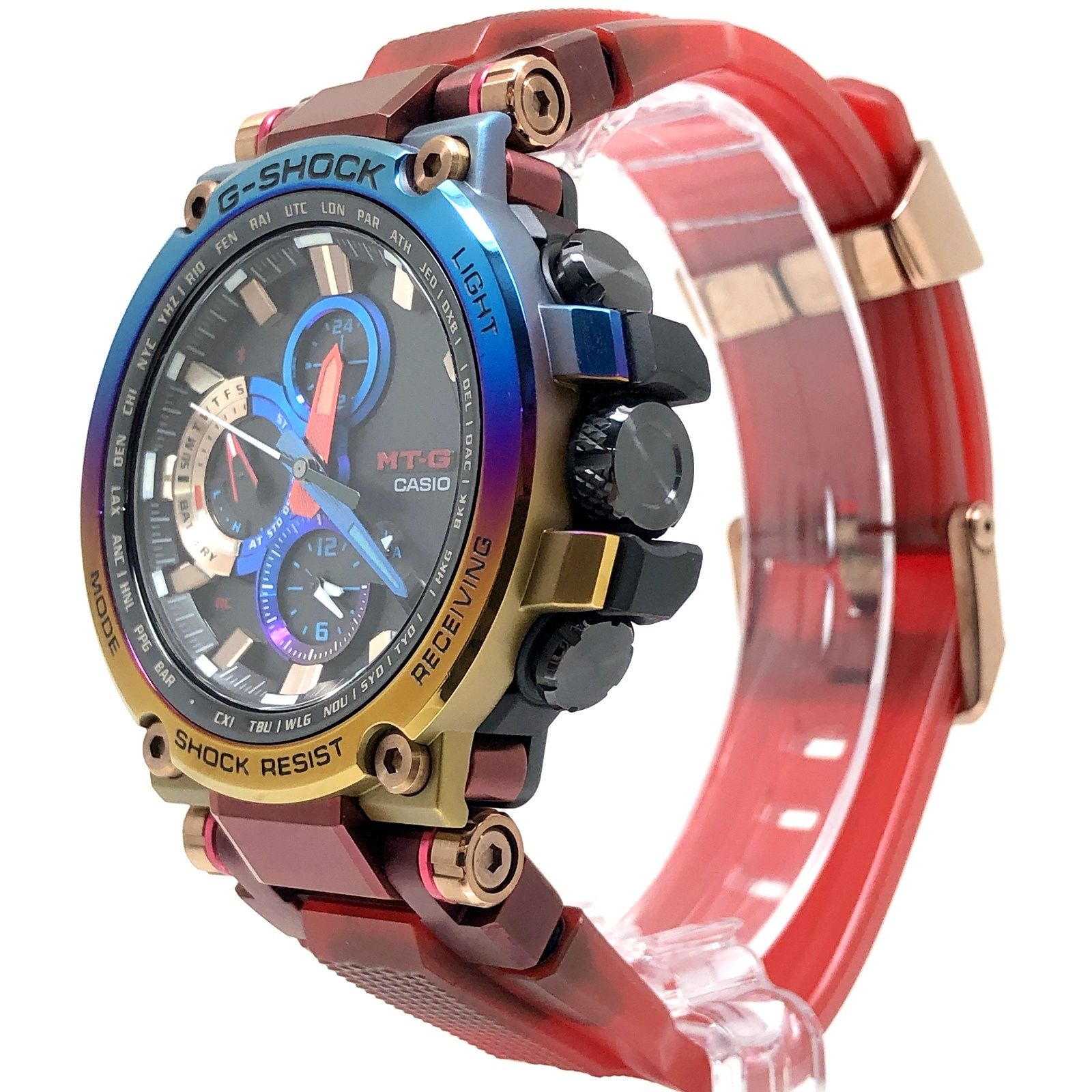 G-SHOCK ジーショック MTG-B1000VL-4A MT-G 火山雷 電波ソーラー Bluetooth搭載 トリプルG レインボーIP 2020年10月発売