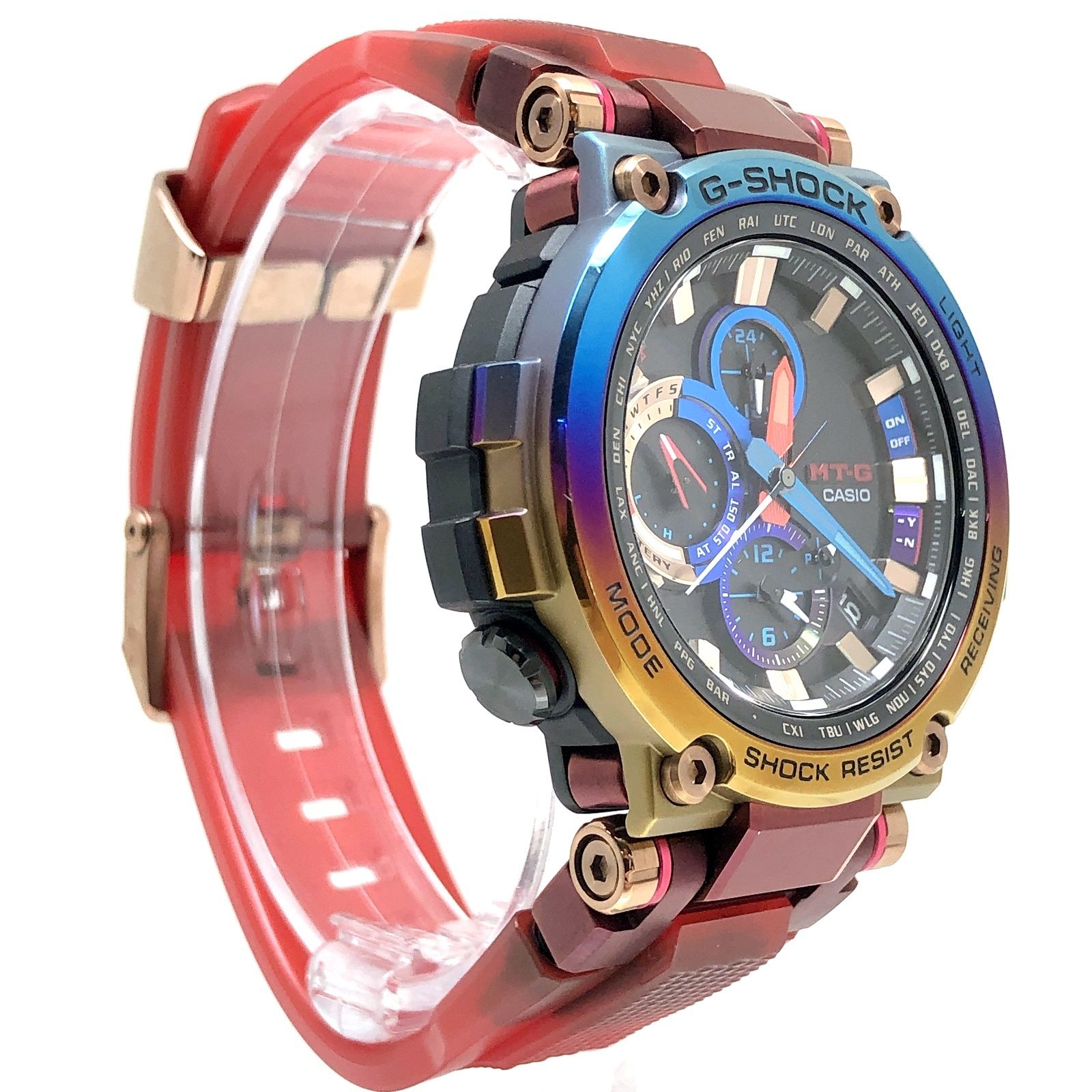 G-SHOCK ジーショック MTG-B1000VL-4A MT-G 火山雷 電波ソーラー Bluetooth搭載 トリプルG レインボーIP 2020年10月発売