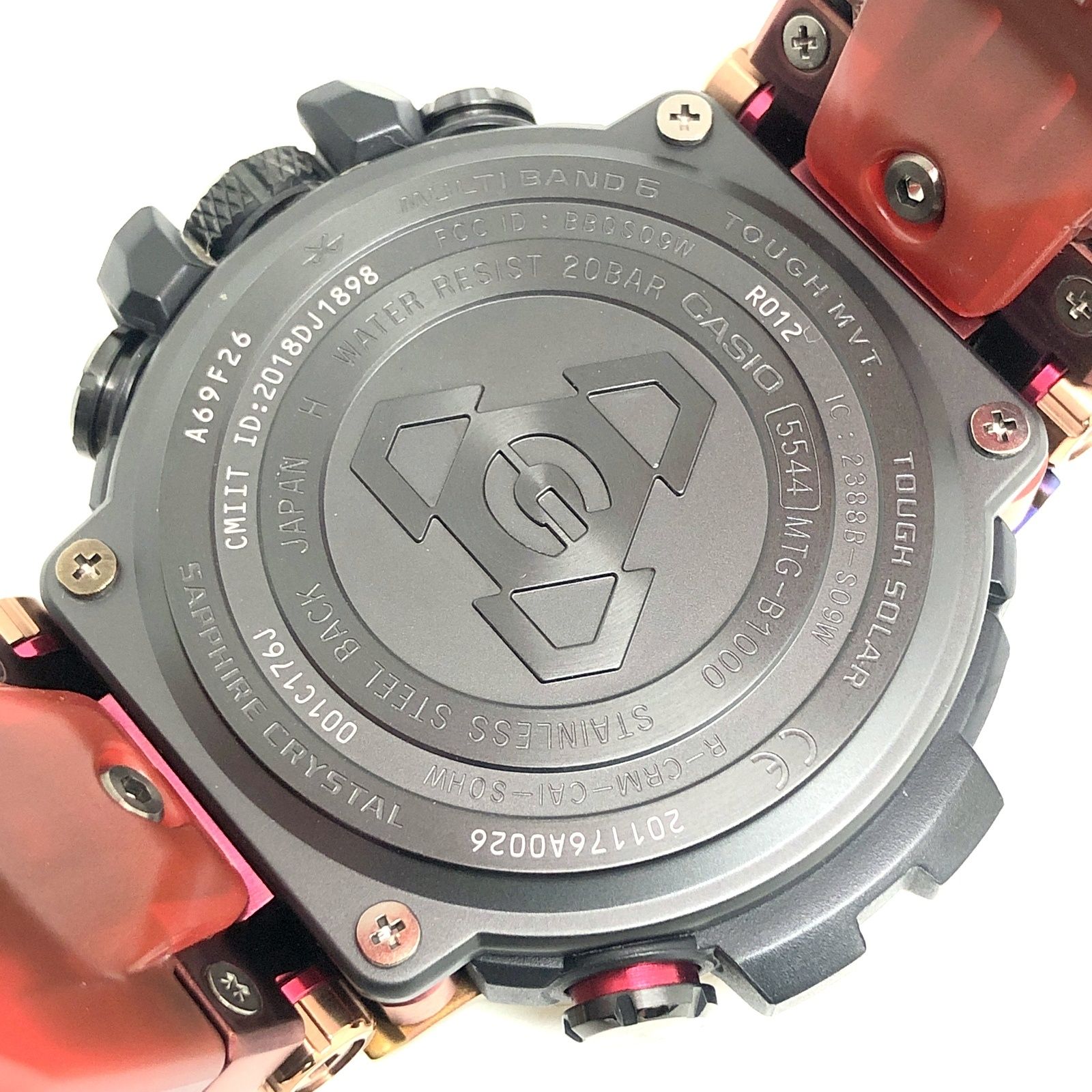 G-SHOCK ジーショック MTG-B1000VL-4A MT-G 火山雷 電波ソーラー Bluetooth搭載 トリプルG レインボーIP 2020年10月発売
