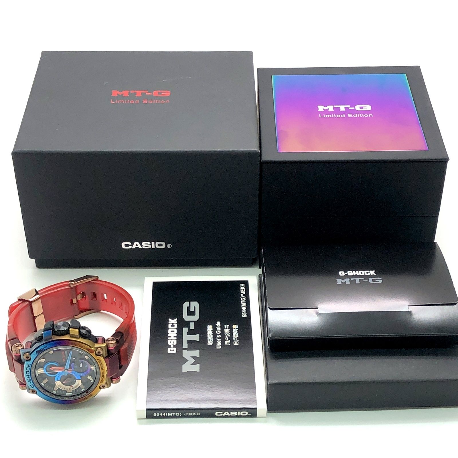 G-SHOCK ジーショック MTG-B1000VL-4A MT-G 火山雷 電波ソーラー Bluetooth搭載 トリプルG レインボーIP 2020年10月発売
