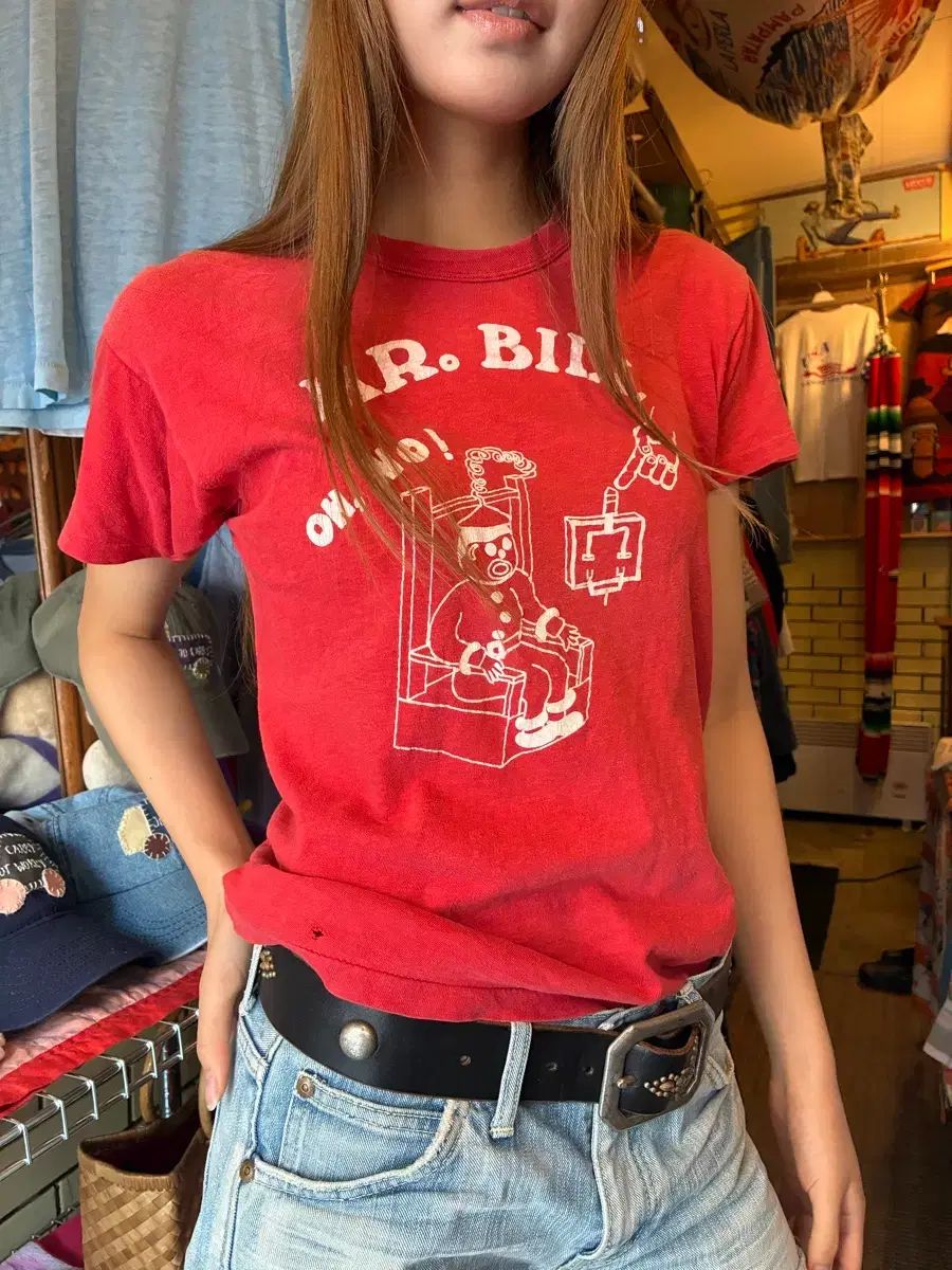 70s MR BILL グラフィックTシャツ Made in U S A