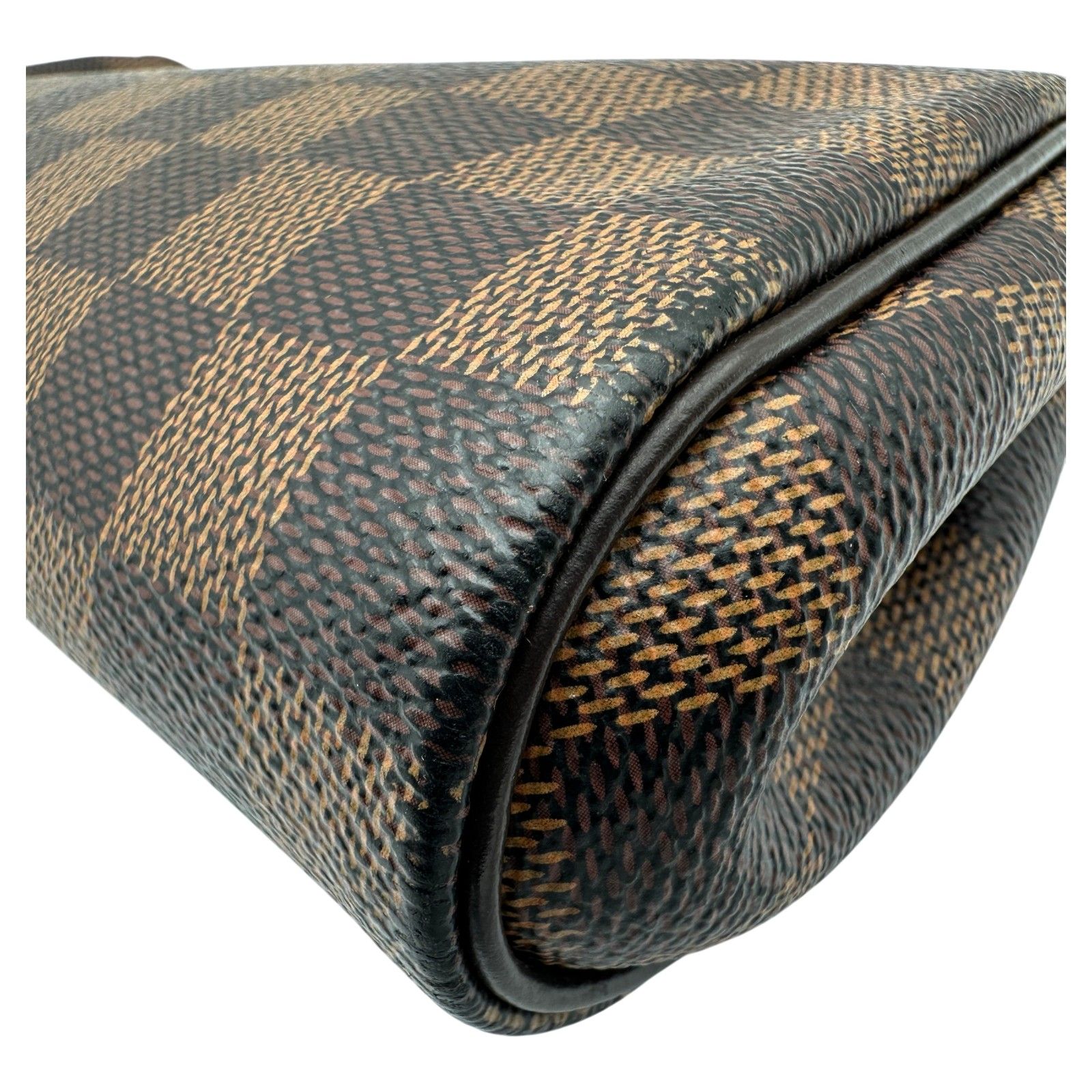 ルイ・ヴィトン LOUIS VUITTON エヴァ N55213 ブラウン ダミエ/レザー レディース ハンドバッグ