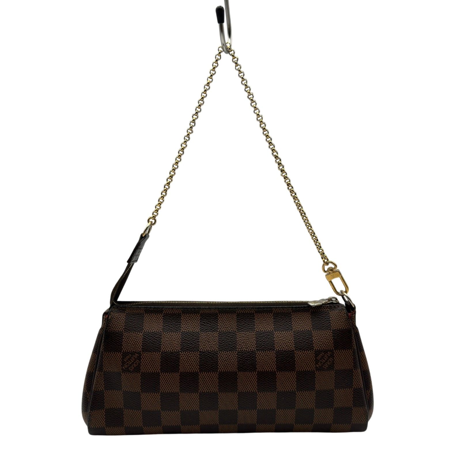 ルイ・ヴィトン LOUIS VUITTON エヴァ N55213 ブラウン ダミエ/レザー レディース ハンドバッグ