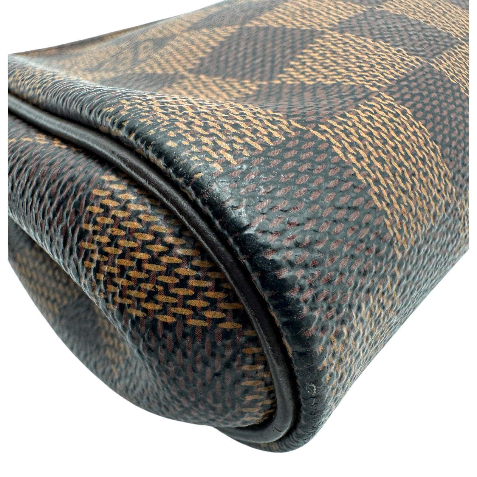 ルイ・ヴィトン LOUIS VUITTON エヴァ N55213 ブラウン ダミエ/レザー レディース ハンドバッグ