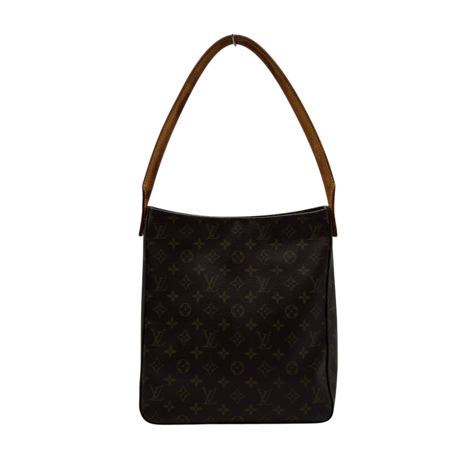 ルイ・ヴィトン LOUIS VUITTON ルーピングGM M51145 ブラウン モノグラム/レザー レディース ショルダーバッグ