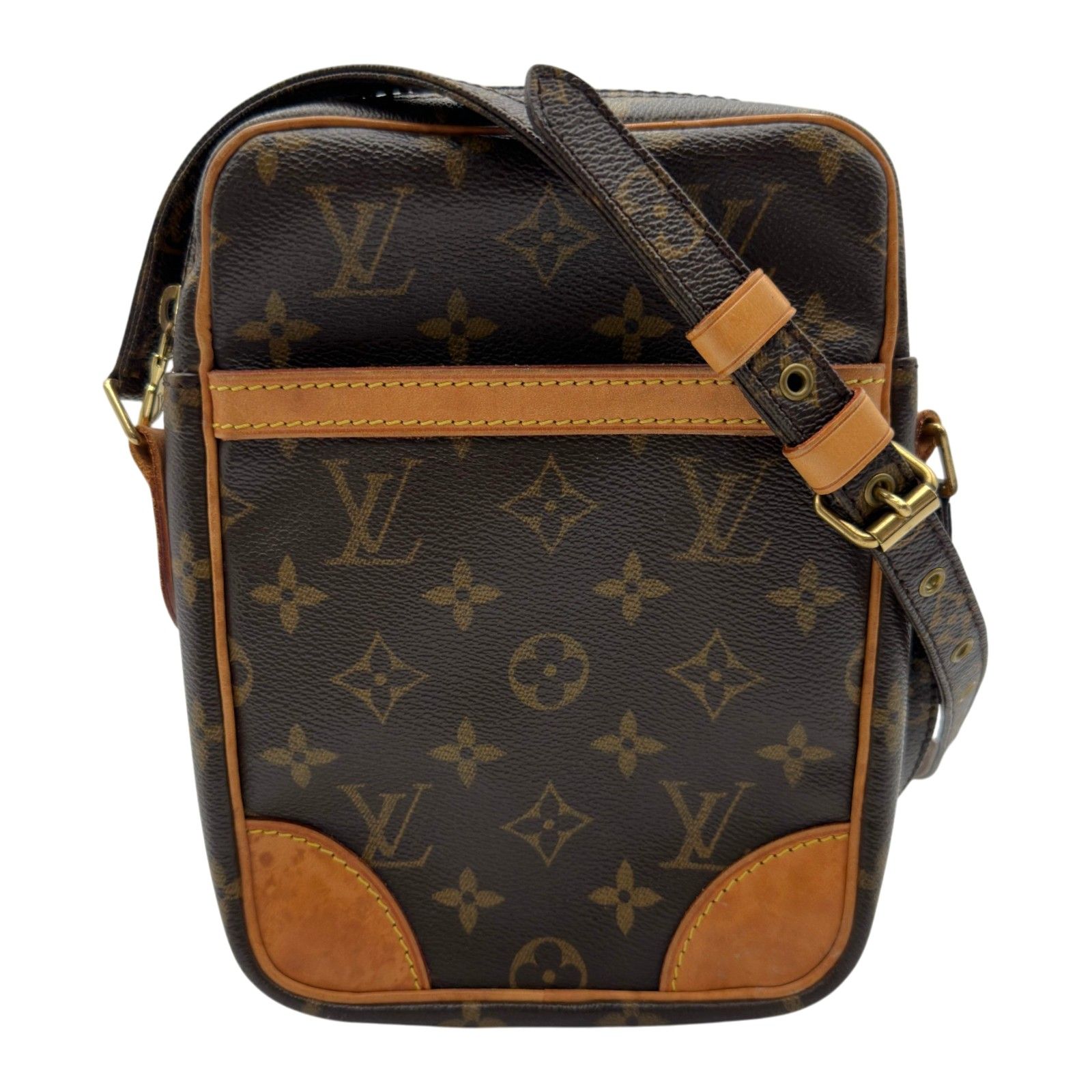 ルイ・ヴィトン LOUIS VUITTON ダヌーブ M45266 ブラウン モノグラムキャンバス/レザー レディース ショルダーバッグ