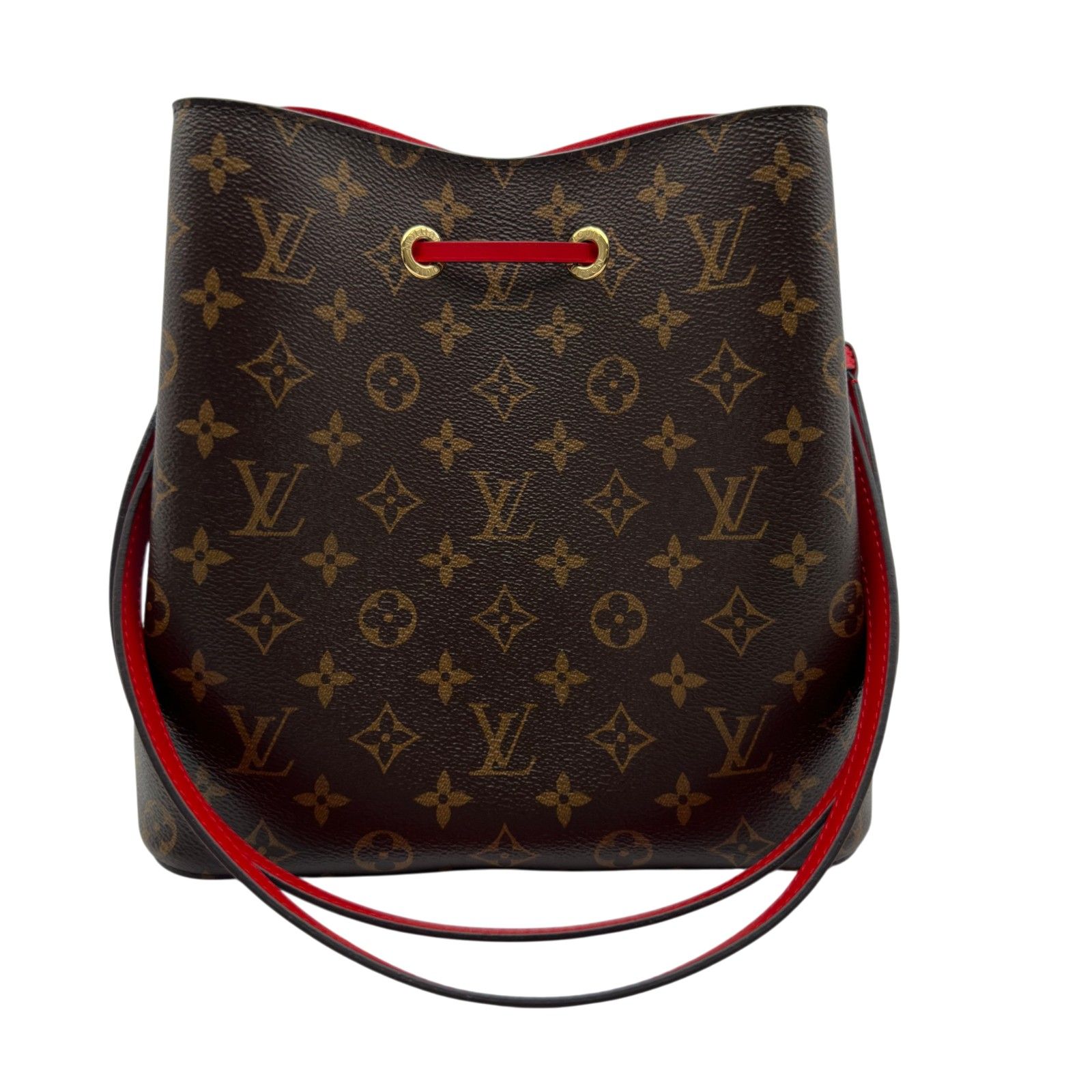 ルイ・ヴィトン LOUIS VUITTON ネオノエ M44021 ブラウン/コクリコ モノグラム・キャンバス レディース ショルダーバッグ