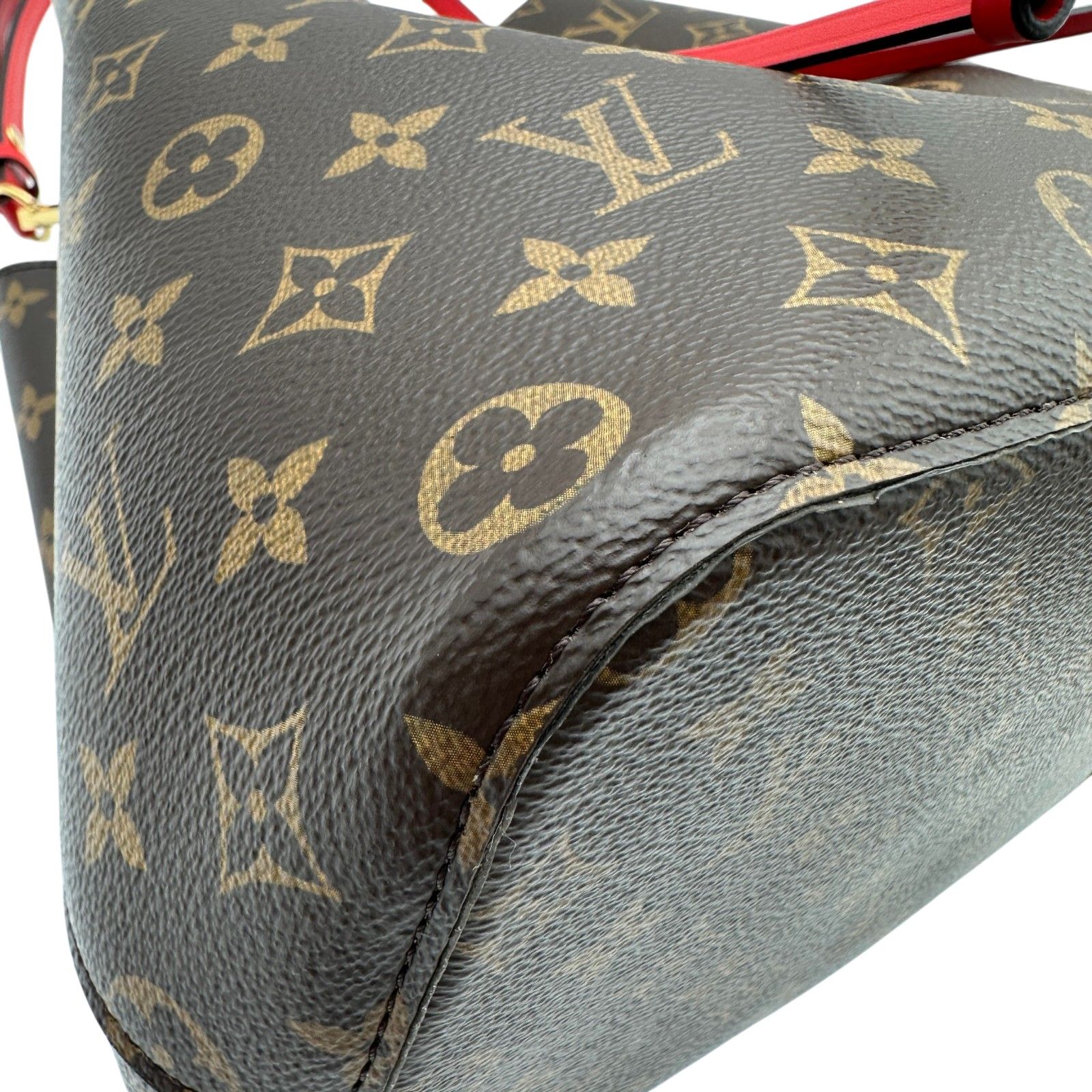 ルイ・ヴィトン LOUIS VUITTON ネオノエ M44021 ブラウン/コクリコ モノグラム・キャンバス レディース ショルダーバッグ