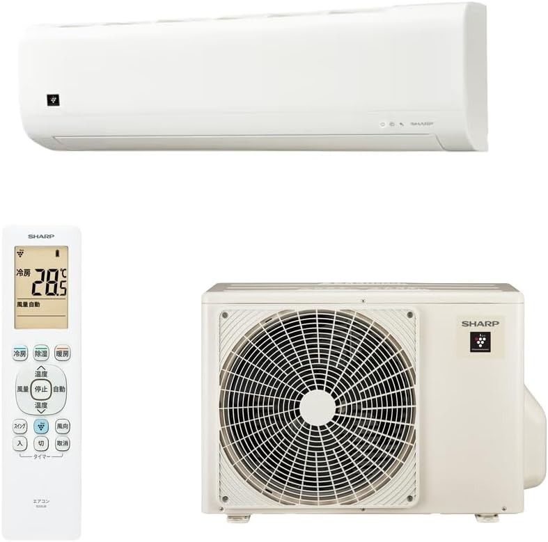 メーカー正規品 新品 SHARP シャープ AY-U28DH-W（DHシリーズ）ルームエアコン 10畳用 2.8kW 冷暖房 100V ホワイト