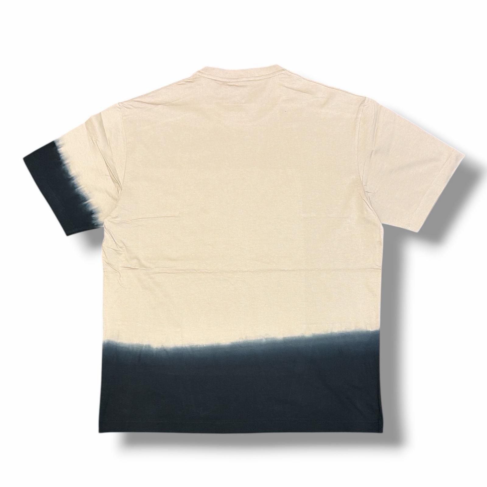 参考上代18700円 未使用 Y-3 DIPPED REGULAR SHORT SLEEVE TEE ディップドレギュラーショートスリーブTシャツ カットソー ワイスリー KQ9788 ライトブラウン L （16304M）