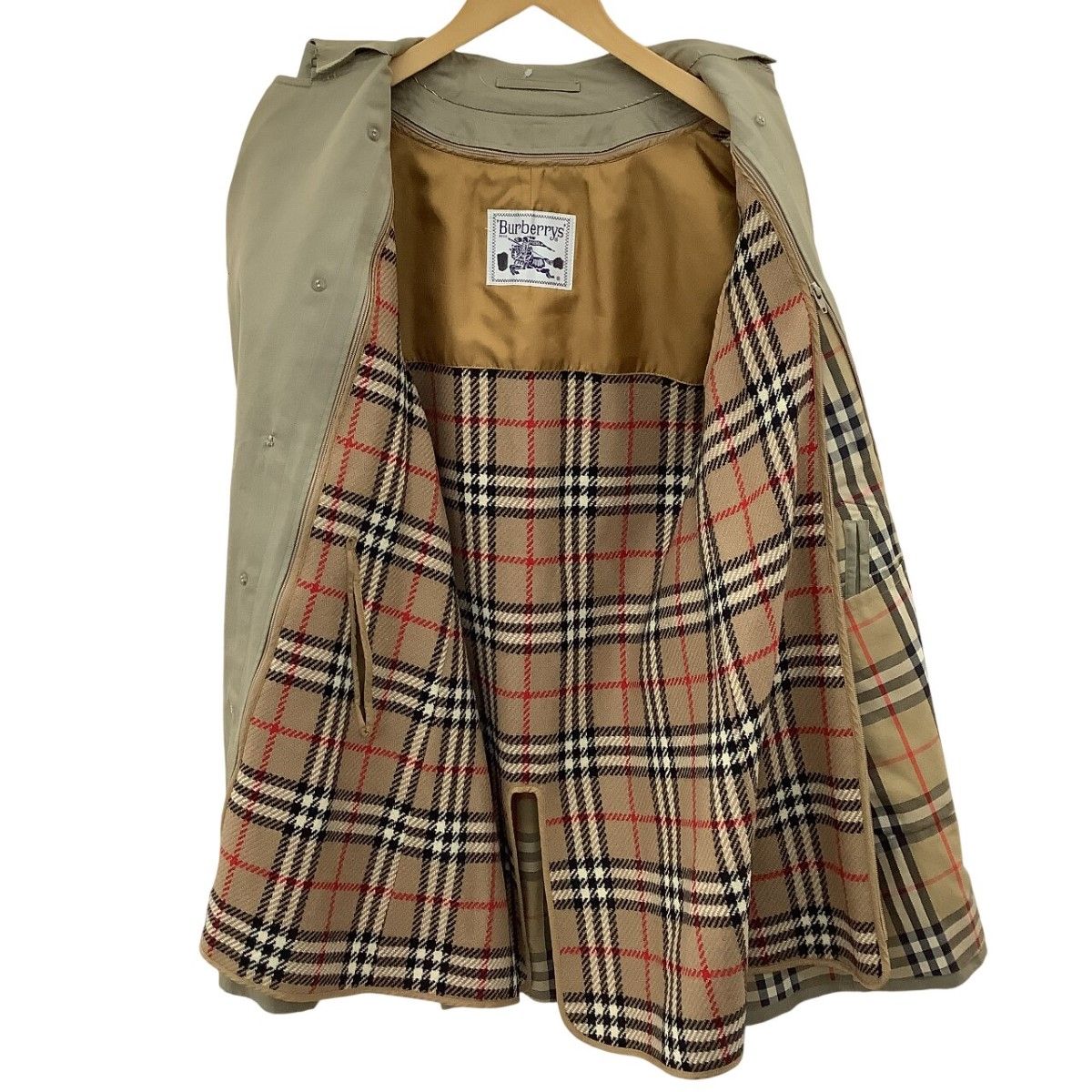 Burberrys バーバリーズ レディース トレンチコート SIZE 7AB2 カーキ