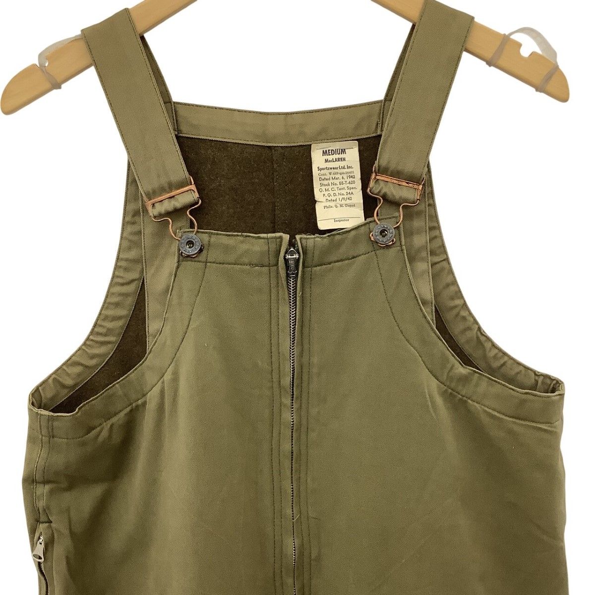 US.ARMY アメリカ軍 Vintage 40s タンカーストラウザーズ 月桂樹ボタン DEAD STOCK ミリタリーカーキ