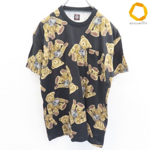 メンズカネコイサオ MEN'S KANEKO ISAO Tシャツ 半袖 テディベア 総柄 メンズ [s985583]
