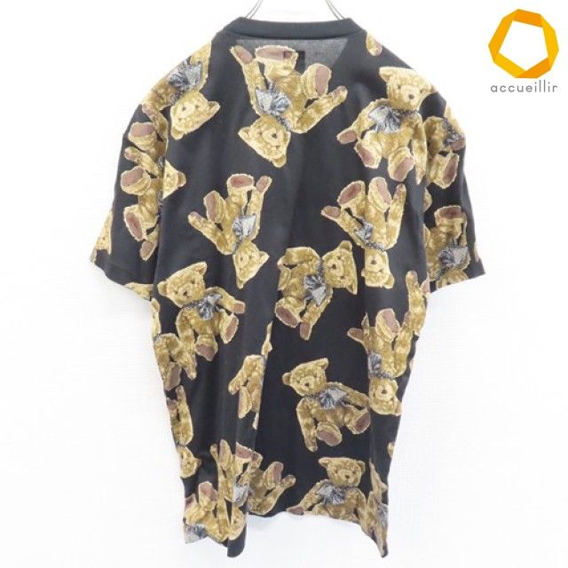 メンズカネコイサオ MEN'S KANEKO ISAO Tシャツ 半袖 テディベア 総柄 メンズ [s985583]