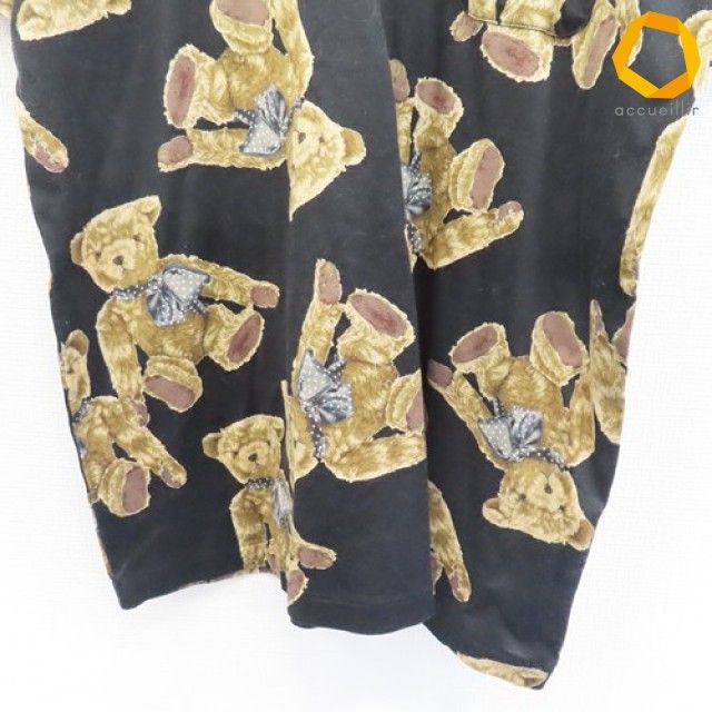 メンズカネコイサオ MEN'S KANEKO ISAO Tシャツ 半袖 テディベア 総柄 メンズ [s985583]