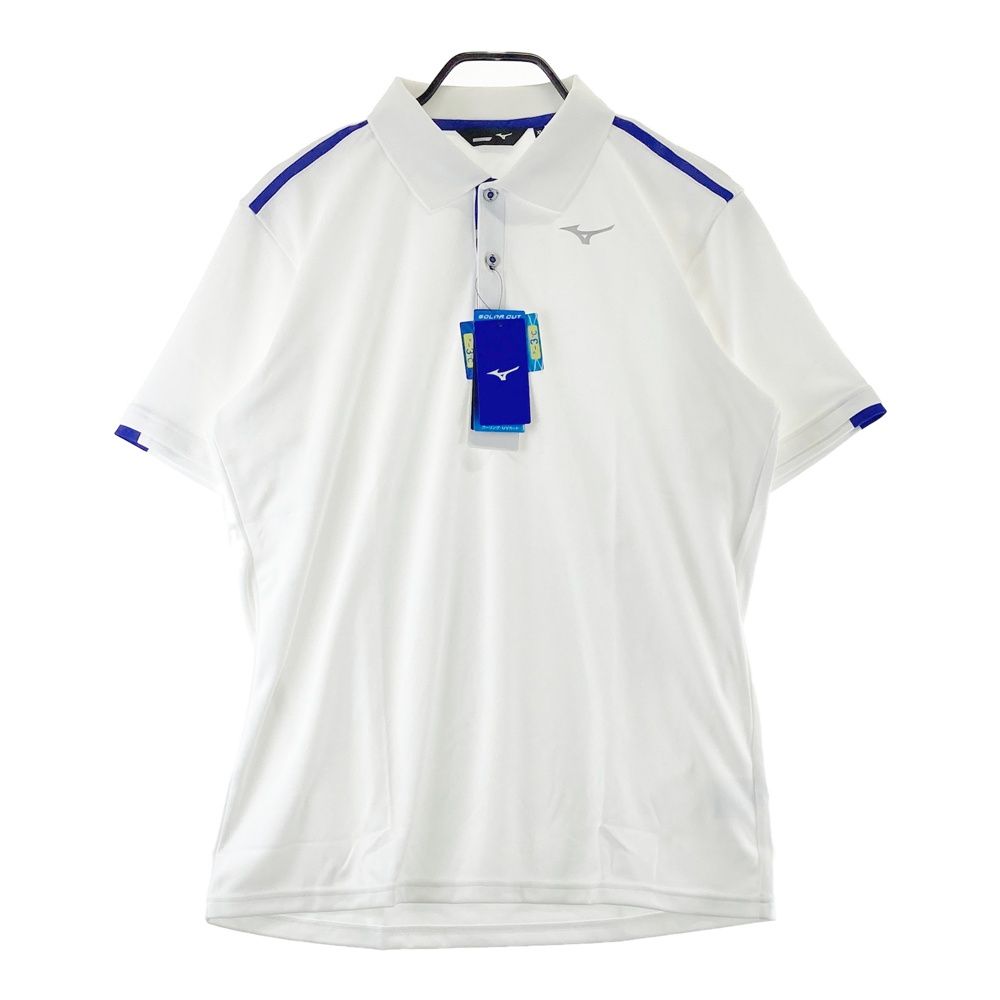 サイズ：XL MIZUNO GOLF ミズノゴルフ 半袖ポロシャツ ホワイト系