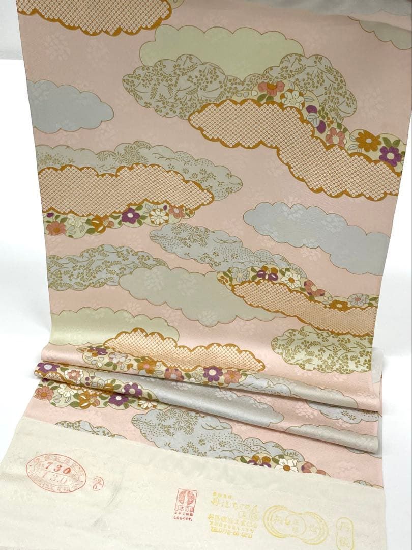 小紋 金彩 紋意匠 雲取 反物 正絹 HOT035 - メルカリ