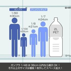 #1999 両扉 強化 ガラス ケース 3段 ホワイト 鍵付き 豆脚付き 転倒防止器具付き フィギュア プラモデル プラモ 鑑賞 展示 自宅 店舗 ディスプレイ 付属品 ※一部地域離島別途配送料有