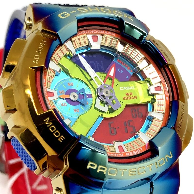 G-SHOCK ジーショック GM-110RB-2A メタルカバード レインボーIP