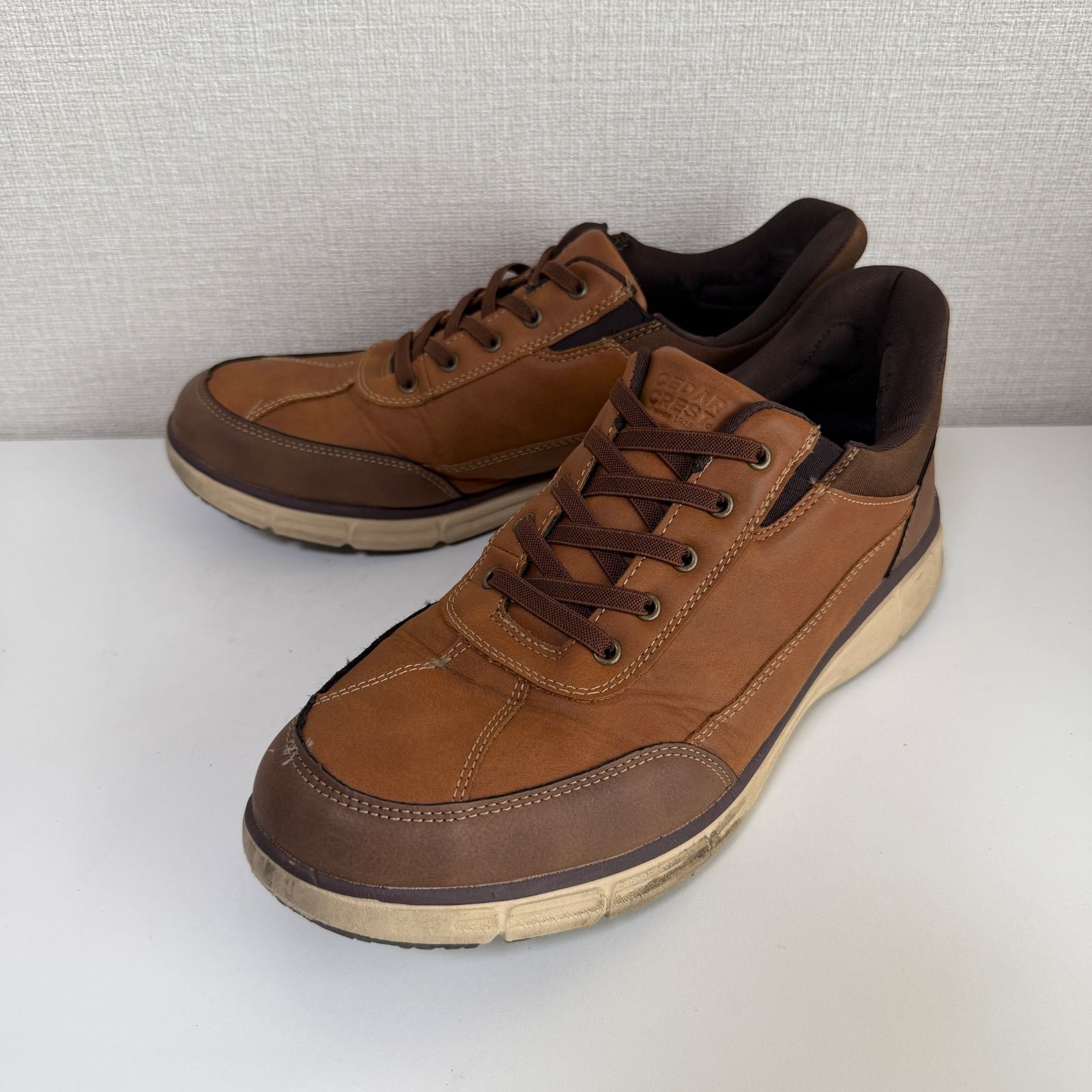 CEDAR CREST セダークレスト 28cm ブラウン カジュアルシューズ メンズ 