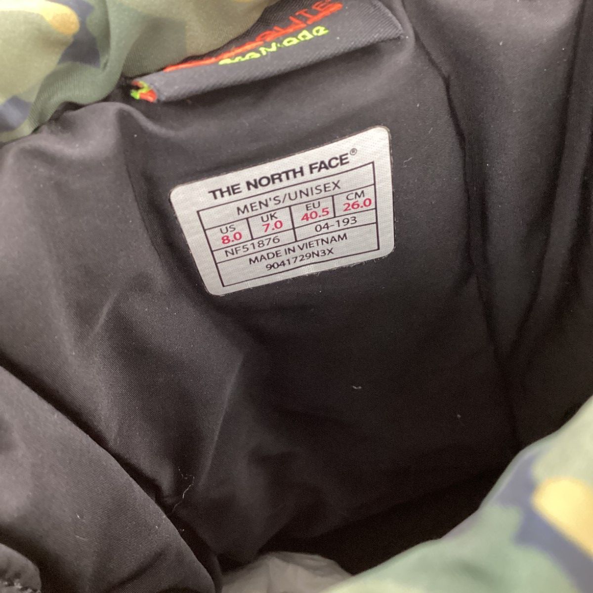 THE NORTH FACE ザノースフェイス メンズ ヌプシ ブーティー ウォータープルーフ SIZE 26cm NF51876 オリーブ